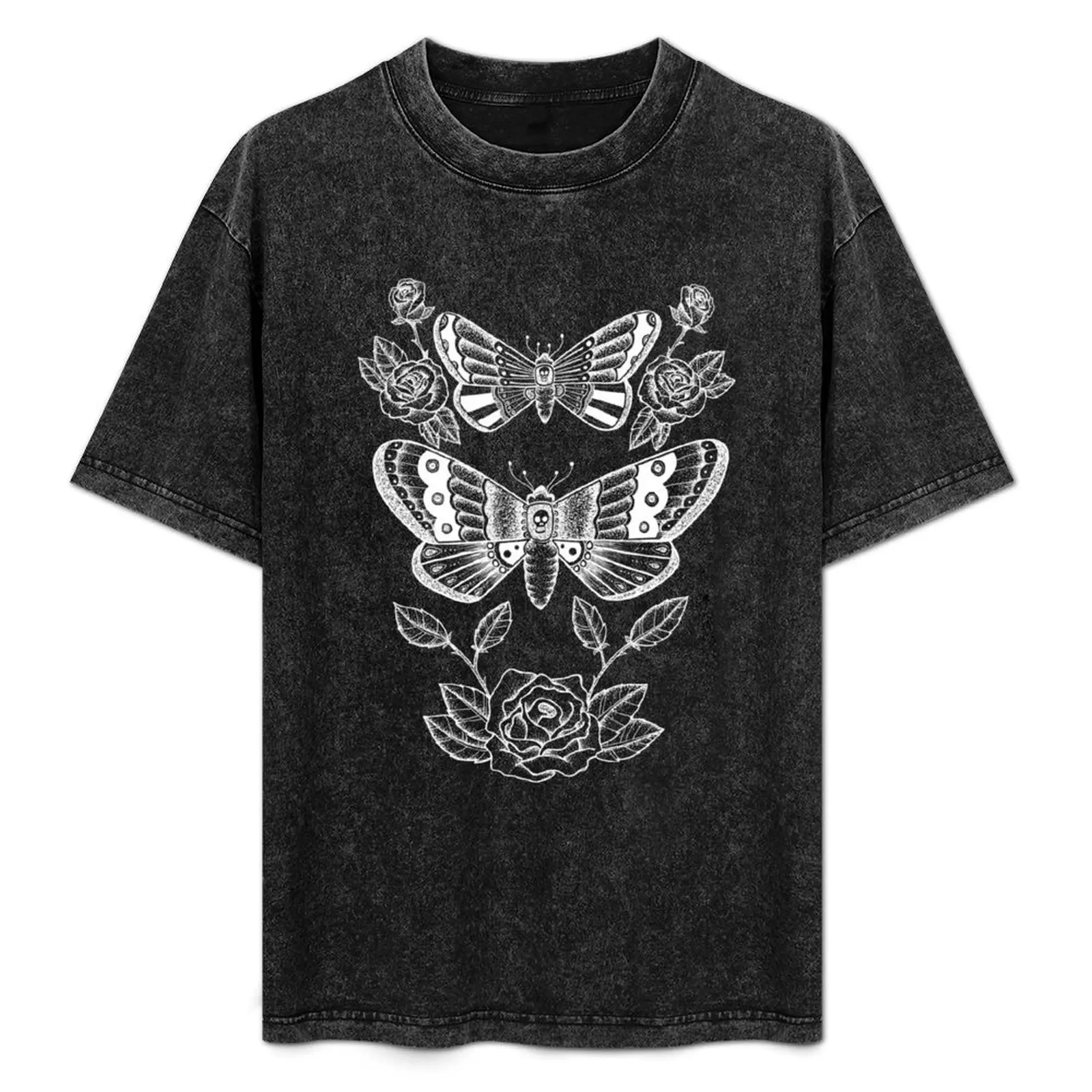 Death Moths - White Print T-Shirt Aesthetic clothing valentines clothes plus size tops men t shirts high quality
Death Moths - White Print T-Shirt Aesthetic clothing valentines clothes plus size tops men t shirts high quality