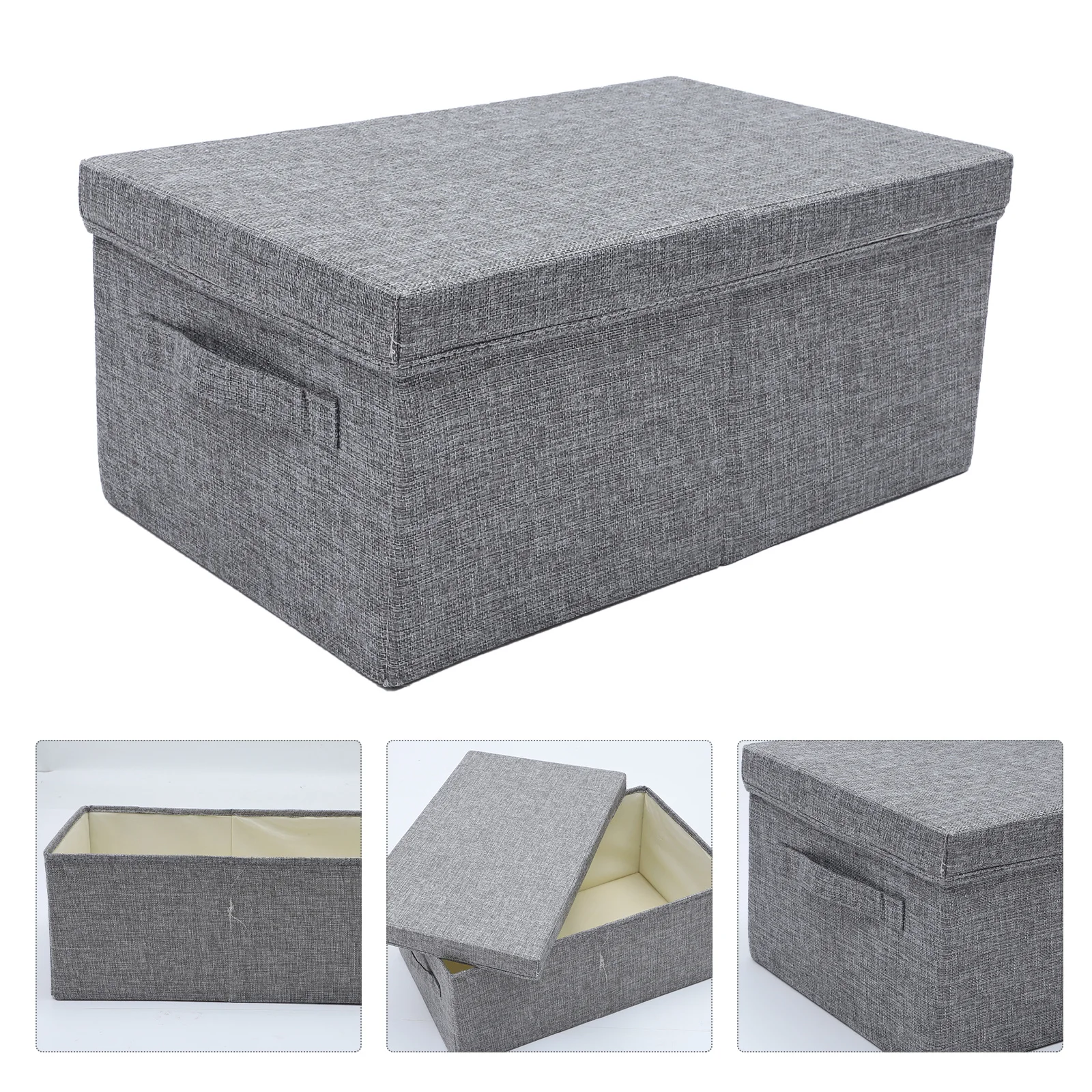 1Pcs Large Capacity Linen Storage Basket Clothes Organizer Grey Laundry Box Sundries Container Storage Case
1Pcs Large Capacity Linen Storage Basket Clothes Organizer Grey Laundry Box Sundries Container Storage Case
