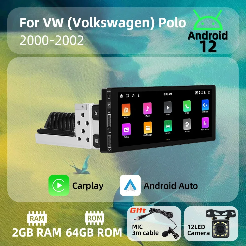 Android Radio for VW Volkswagen Polo 2000-2002 Car Multimedia Android Auto Stereo 1 Din Head Unit Carplay Autoradio Navigation
Android Radio for VW Volkswagen Polo 2000-2002 Car Multimedia Android Auto Stereo 1 Din Head Unit Carplay Autoradio Navigation