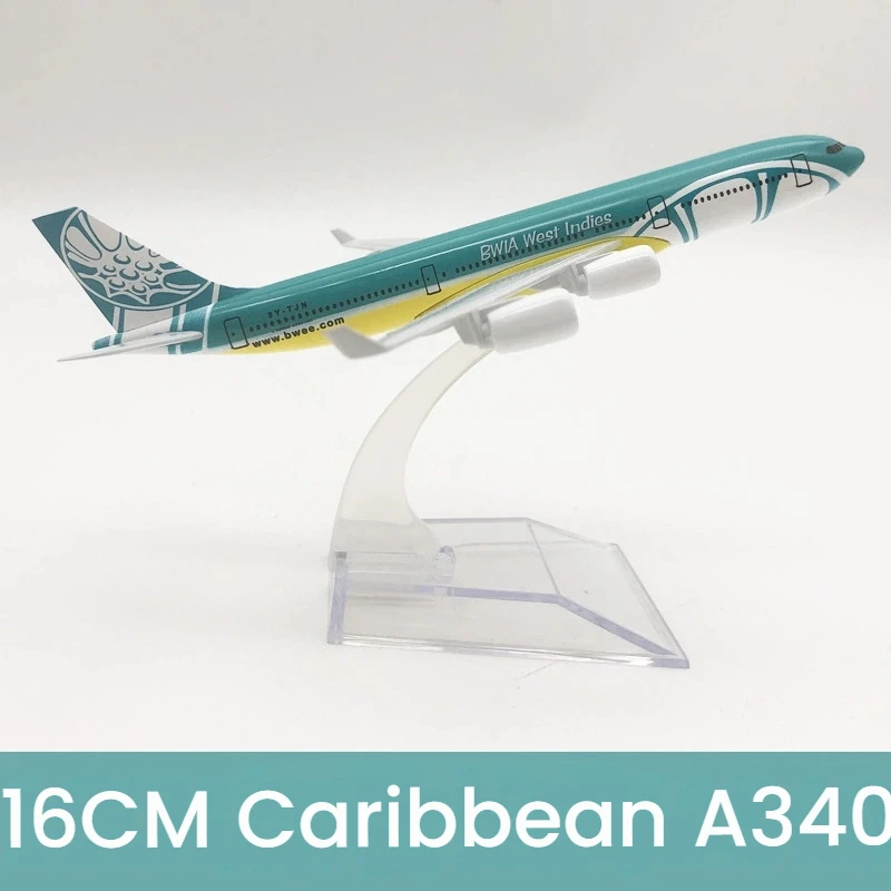 16CM 1:400 for Caribbean Airline Plane Model 340 A340 Model with Base Alloy Aircraft Static Model for Collection or Gift
16CM 1:400 for Caribbean Airline Plane Model 340 A340 Model with Base Alloy Aircraft Static Model for Collection or Gift