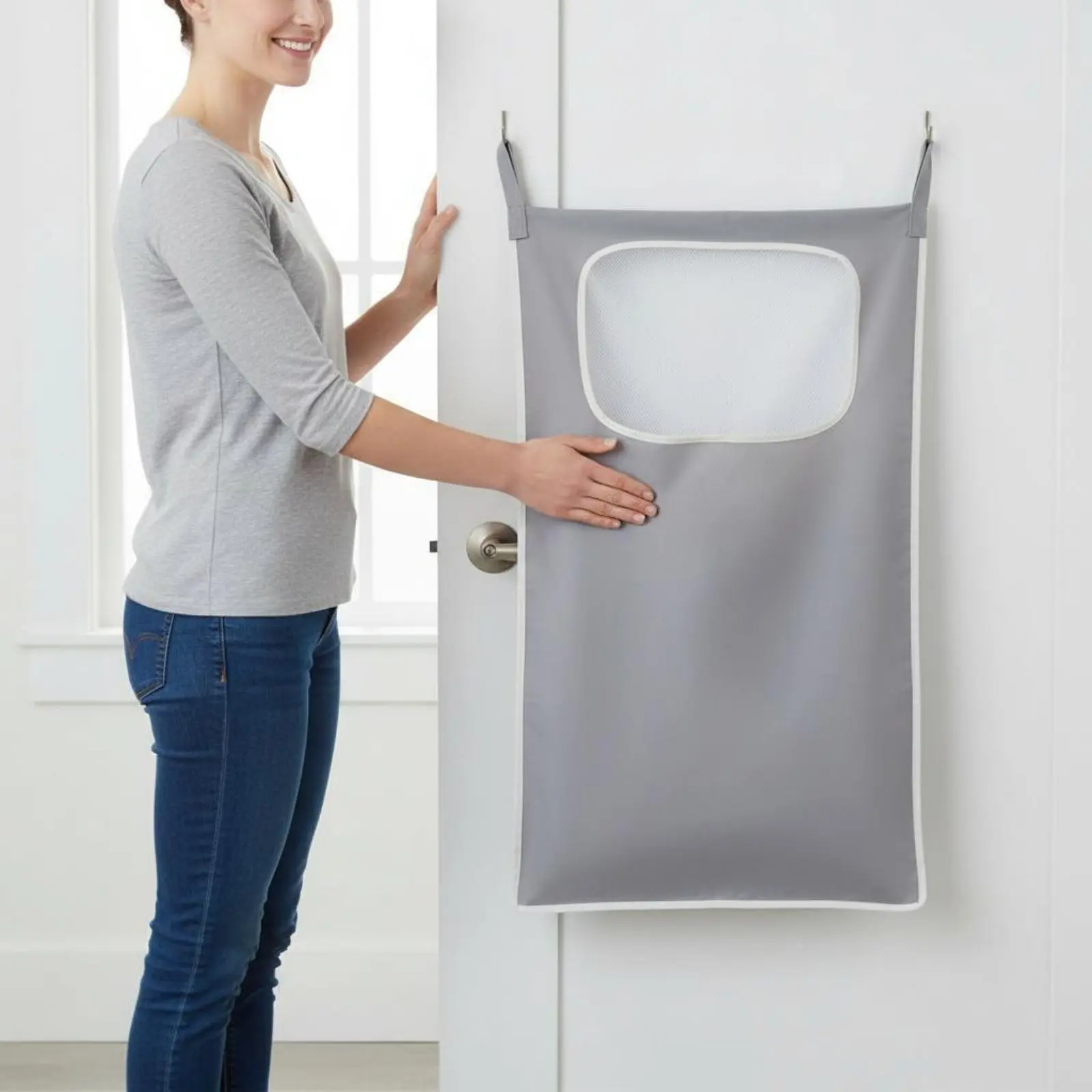 Door Hanging Clothes Hamper No-Drill Wall Mounted Clothes Bag Hanging Laundry Bag Easy to Install Home Storage Tear Resistant
Door Hanging Clothes Hamper No-Drill Wall Mounted Clothes Bag Hanging Laundry Bag Easy to Install Home Storage Tear Resistant