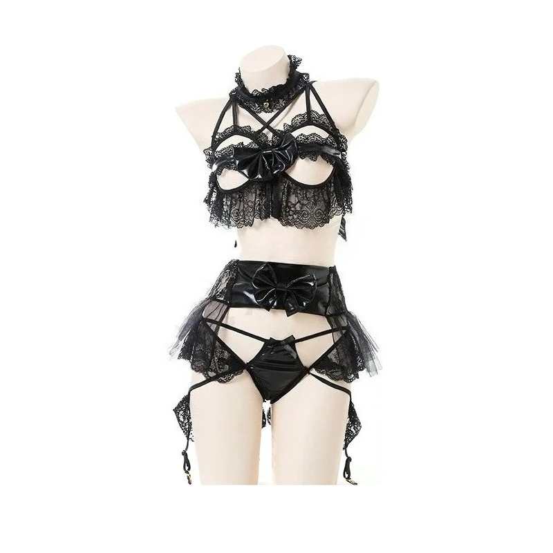 Japanese Womens Devil Cosplay Costumes Sexy Bandage Lingerie Set Lolita Anime Shouw Bikini with Wings Halloween Costumes
Japanese Womens Devil Cosplay Costumes Sexy Bandage Lingerie Set Lolita Anime Shouw Bikini with Wings Halloween Costumes
