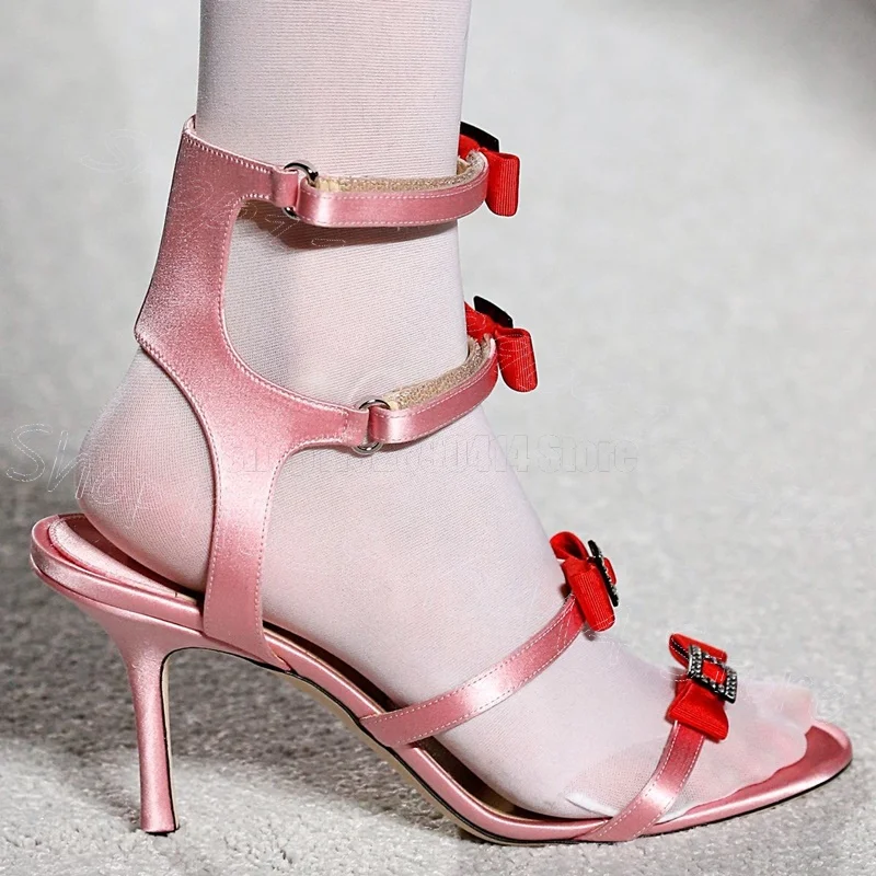 Crystal Buckle Bow Knot Pink Open Toe Sandals Buckle Strap Women Shoes Thin High Heels New Party Runway 2026 Zapatos Para Mujere
Crystal Buckle Bow Knot Pink Open Toe Sandals Buckle Strap Women Shoes Thin High Heels New Party Runway 2026 Zapatos Para Mujere