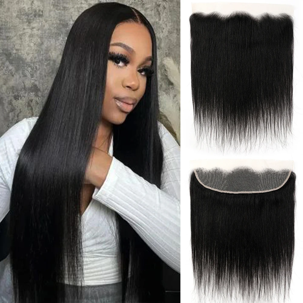 13x4 Lace Frontal Brazilian Straight Closure Human Hair Transparent Ear to Ear Frontal Extensions for Women
13x4 Lace Frontal Brazilian Straight Closure Human Hair Transparent Ear to Ear Frontal Extensions for Women