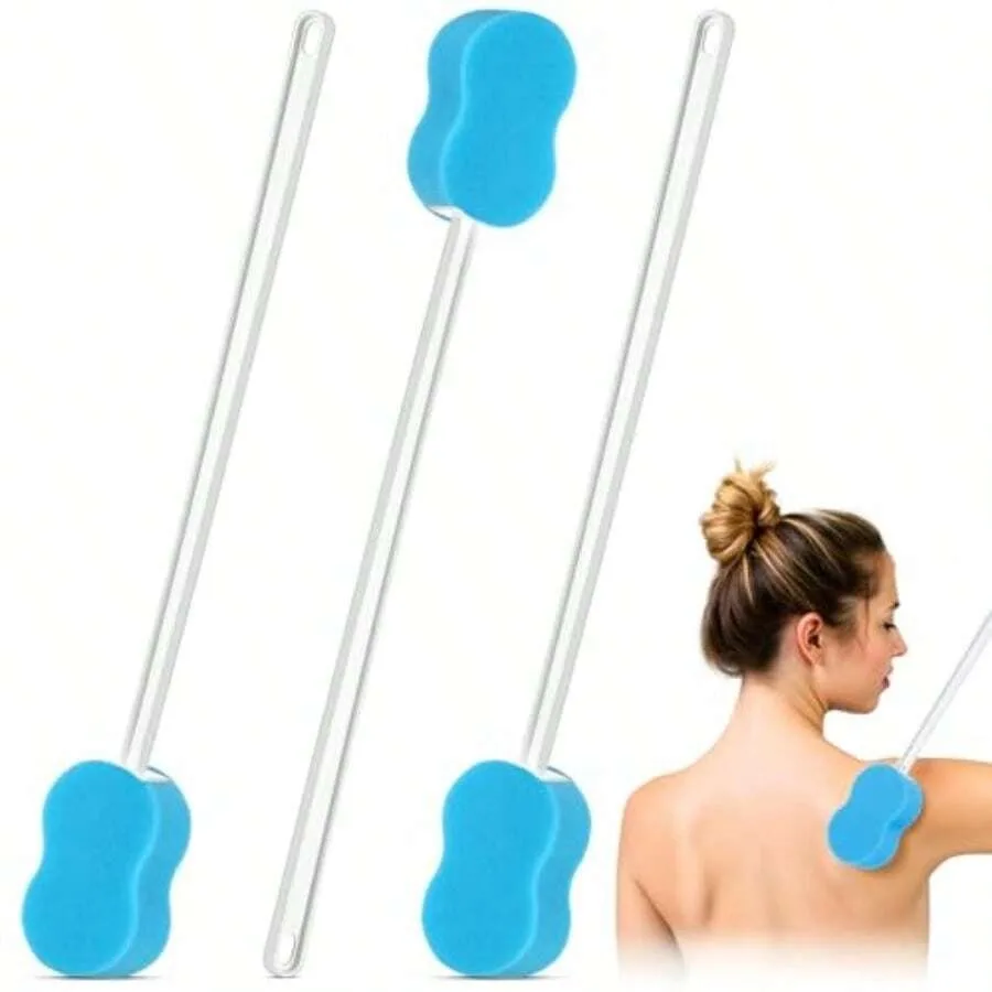 【New style】3 Pcs 22.4 Inch Long Handle Back Bath Sponge Lightweight Sponge On A Stick Body Cleaning Handled Washer Scrubber For
【New style】3 Pcs 22.4 Inch Long Handle Back Bath Sponge Lightweight Sponge On A Stick Body Cleaning Handled Washer Scrubber For