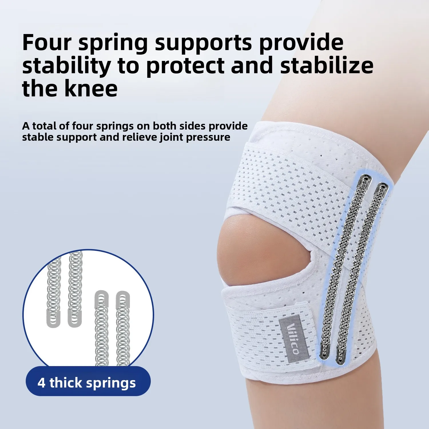 Sports running basketball mountaineering protective knee joint patella strap breathable and thin
Sports running basketball mountaineering protective knee joint patella strap breathable and thin