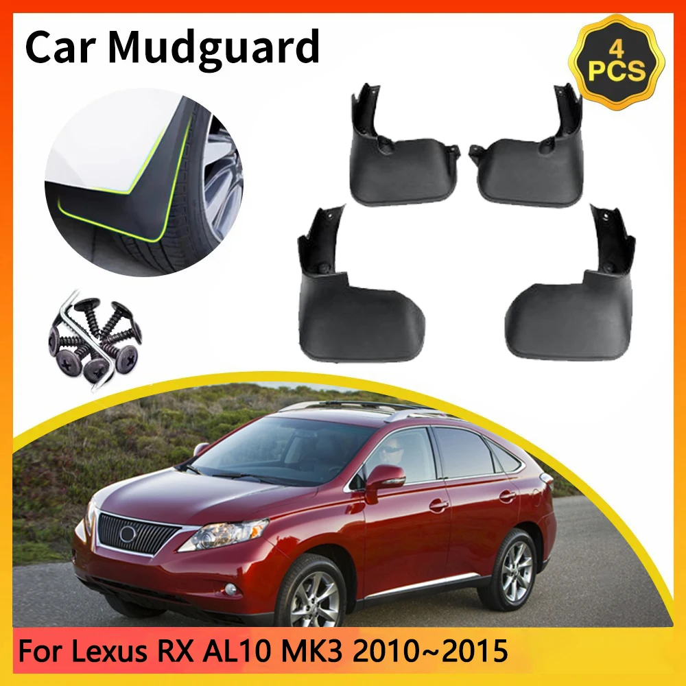 For Lexus RX AL10 MK3 2010~2015 2011 2012 2013 2014 Car Mudguards Mudflap Mudguard Splash Guards Mud Flaps Fender accessories
For Lexus RX AL10 MK3 2010~2015 2011 2012 2013 2014 Car Mudguards Mudflap Mudguard Splash Guards Mud Flaps Fender accessories