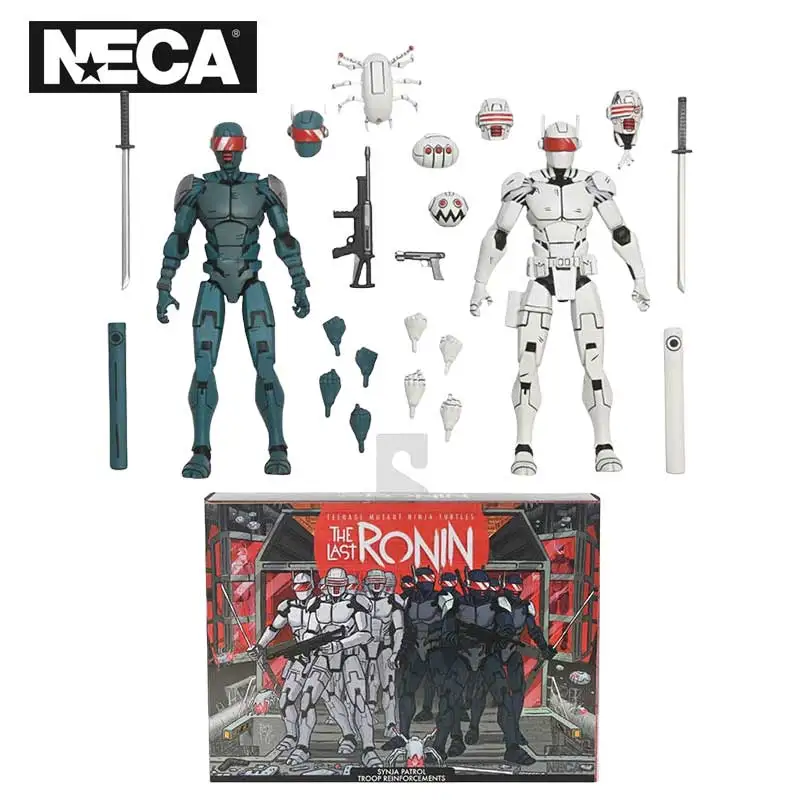 NECA 54447 Toys Черепашки Ниндзя (Последний Ронин) Фигурки, 2 упаковки роботов Синджа, 18 см, оригинальная модель куклы TMNT
NECA 54447 Toys Черепашки Ниндзя (Последний Ронин) Фигурки, 2 упаковки роботов Синджа, 18 см, оригинальная модель куклы TMNT