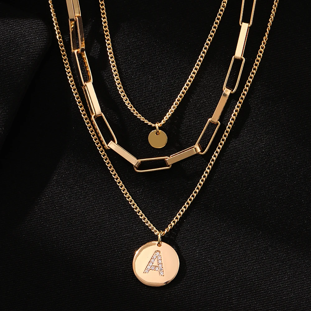 Trendy Multi-Layer Zircon Necklace A-Shaped Pendant Cross Chain Simple Design for Party Vacation Concert Versatile Accessory
Trendy Multi-Layer Zircon Necklace A-Shaped Pendant Cross Chain Simple Design for Party Vacation Concert Versatile Accessory
