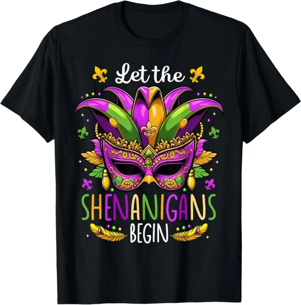 Mardi Gras Fun Mask Beads Party T-Shirt
Mardi Gras Fun Mask Beads Party T-Shirt