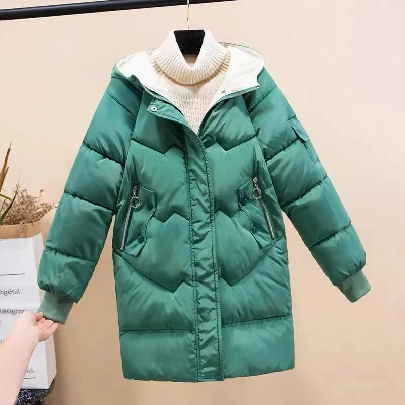 2023 New Winter WomenDown-Padded Jacket Loose Thick Cotton clothing Coat Mid-Length Overcoat Hooded Outwear Female
2023 New Winter WomenDown-Padded Jacket Loose Thick Cotton clothing Coat Mid-Length Overcoat Hooded Outwear Female