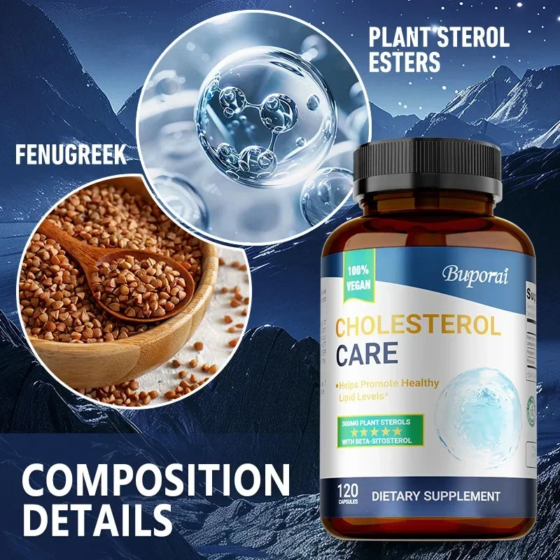Cholesterol Care Supplement - Immune, Relieves Anxiety, Adrenal Health, Lowers LDL and Triglycerides, Fenugreek and Sugarcane Su
Cholesterol Care Supplement - Immune, Relieves Anxiety, Adrenal Health, Lowers LDL and Triglycerides, Fenugreek and Sugarcane Su