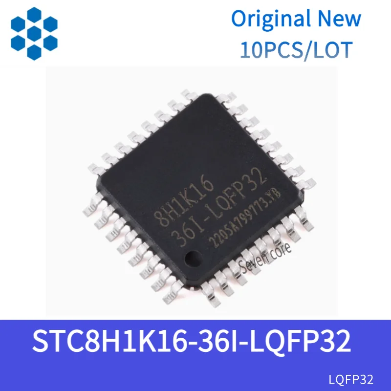 Original New 10pcs/lot STC8H1K16-36I-LQFP32 Enhanced 1T 8051 Microcontroller MCU
Original New 10pcs/lot STC8H1K16-36I-LQFP32 Enhanced 1T 8051 Microcontroller MCU