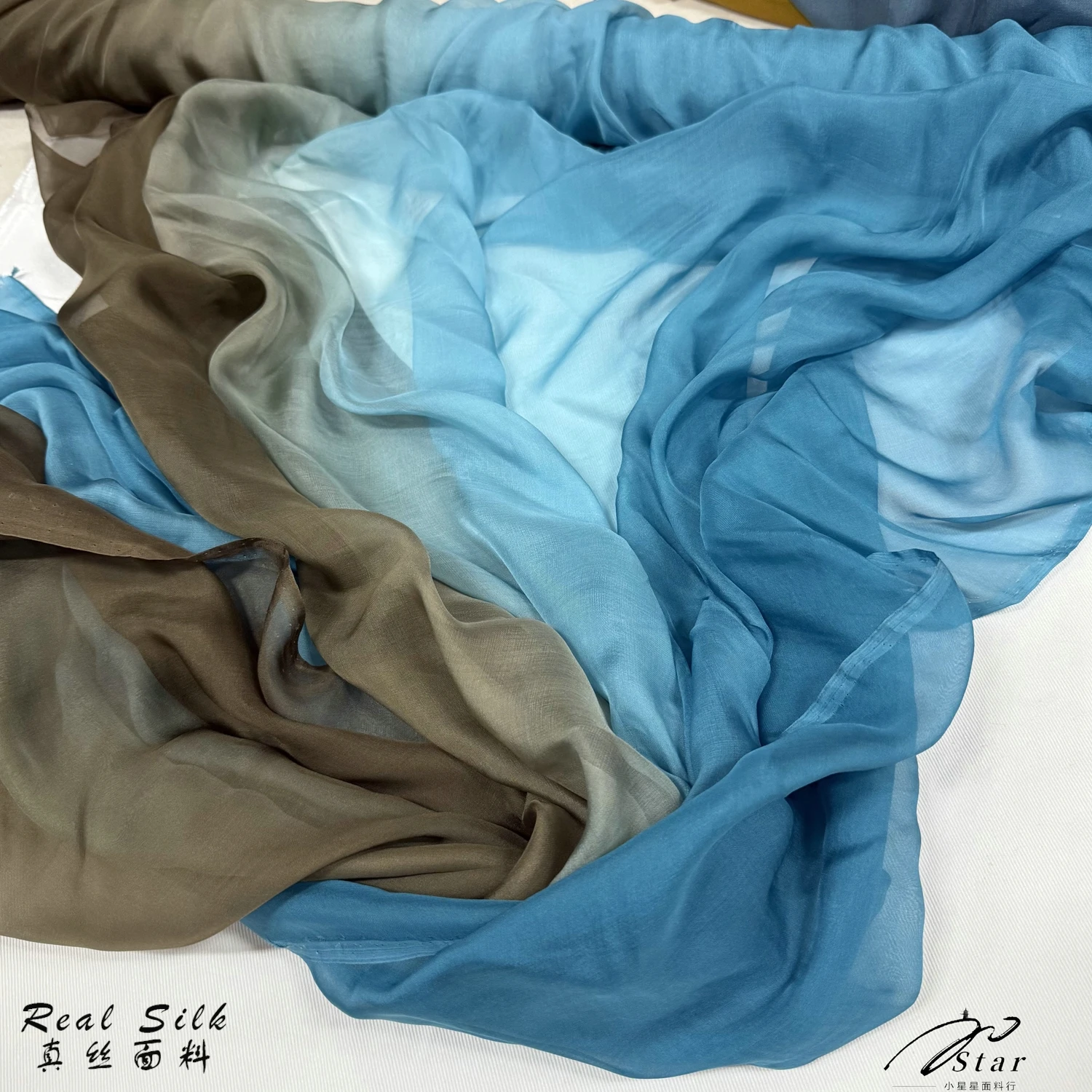 Gradient Silk Chiffon Fabric Silk Scarf Shawl Dance Scarf Satin Fabric Summer
Gradient Silk Chiffon Fabric Silk Scarf Shawl Dance Scarf Satin Fabric Summer