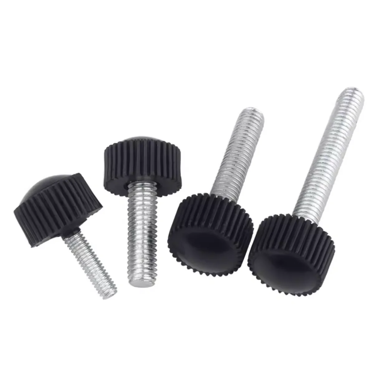 20pcs M4 M5 M6 Black Plastic Round Head Handle Hand Screw Knurled Plastic Carbon Steel Thumb Screws Bakelite Knob Tighten Bolt
20pcs M4 M5 M6 Black Plastic Round Head Handle Hand Screw Knurled Plastic Carbon Steel Thumb Screws Bakelite Knob Tighten Bolt