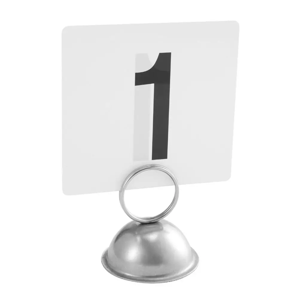 3pcs Silver Stainless Steel Card Holder Stable Base Minimalism Design Metal Memo Clips Multifunction Name Card Holder
3pcs Silver Stainless Steel Card Holder Stable Base Minimalism Design Metal Memo Clips Multifunction Name Card Holder