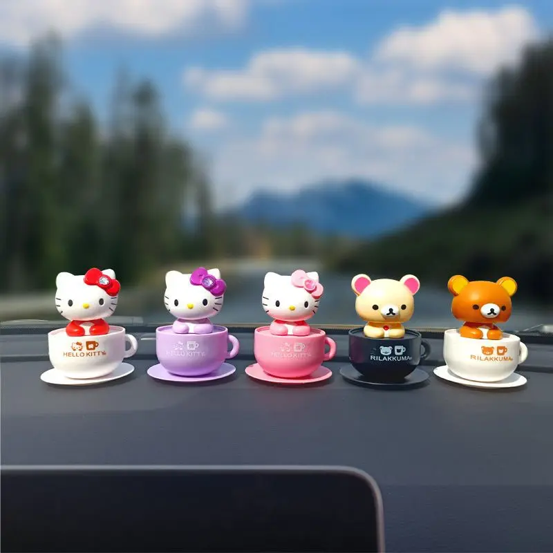 Car ornaments Sanrio Hello Kitty kuromi solar bobblehead doll meiledi swing 9CM car interior decoration cute girl Y2K car decora
Car ornaments Sanrio Hello Kitty kuromi solar bobblehead doll meiledi swing 9CM car interior decoration cute girl Y2K car decora