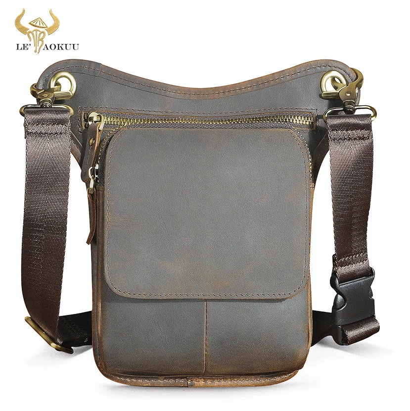 2022 Hot Sale Crazy Horse Leather Design Classic Small Shoulder Sling Bag Fanny Waist Belt Pack Leg Drop Bag For Men Women 211-1
2022 Hot Sale Crazy Horse Leather Design Classic Small Shoulder Sling Bag Fanny Waist Belt Pack Leg Drop Bag For Men Women 211-1