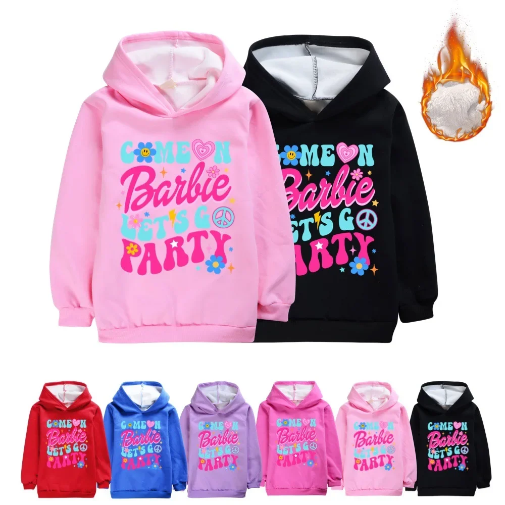 MINISO Barbie The Movie Barbie Children's Clothing Autumn and Winter Velvet Sweatshirt for Boys and Girls Christmas Best Gift
MINISO Barbie The Movie Barbie Children's Clothing Autumn and Winter Velvet Sweatshirt for Boys and Girls Christmas Best Gift