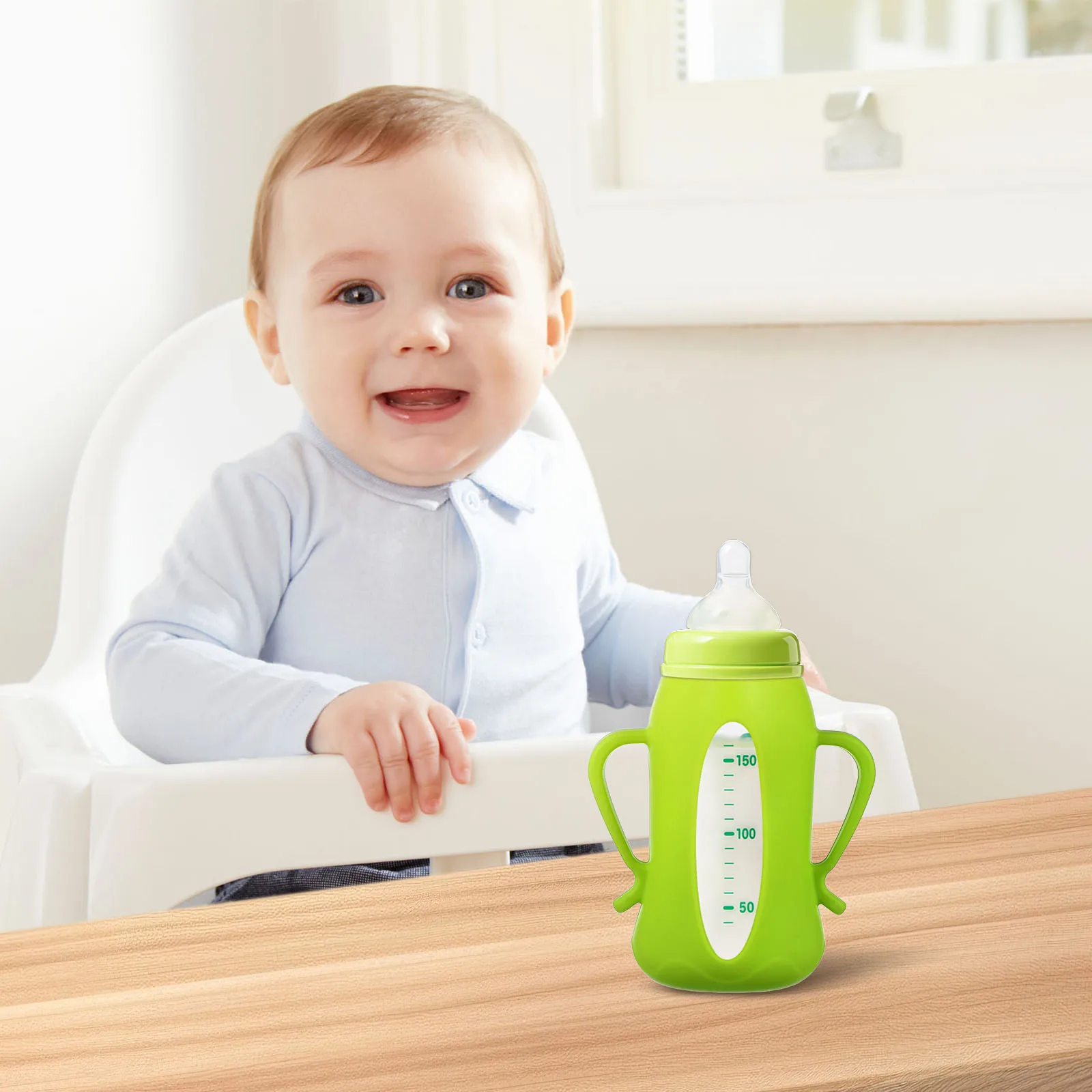 2pcs Silicone Baby Bottle Cover Milk Sleeve Glass Protector Silica Gel Feeding Anti Skid Insulated Lightweight Flexible Durable
2pcs Silicone Baby Bottle Cover Milk Sleeve Glass Protector Silica Gel Feeding Anti Skid Insulated Lightweight Flexible Durable