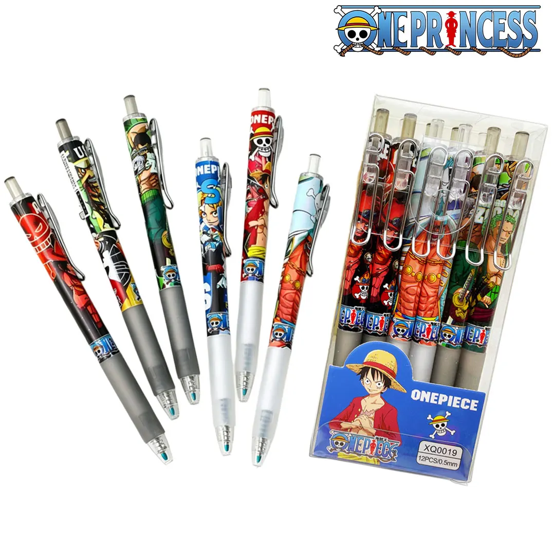 12Pcs One Piece Character Press Gel Pen, Anime One Piece Luffy Zoro Themed Stationery Supplies,Birthday Gift.
12Pcs One Piece Character Press Gel Pen, Anime One Piece Luffy Zoro Themed Stationery Supplies,Birthday Gift.