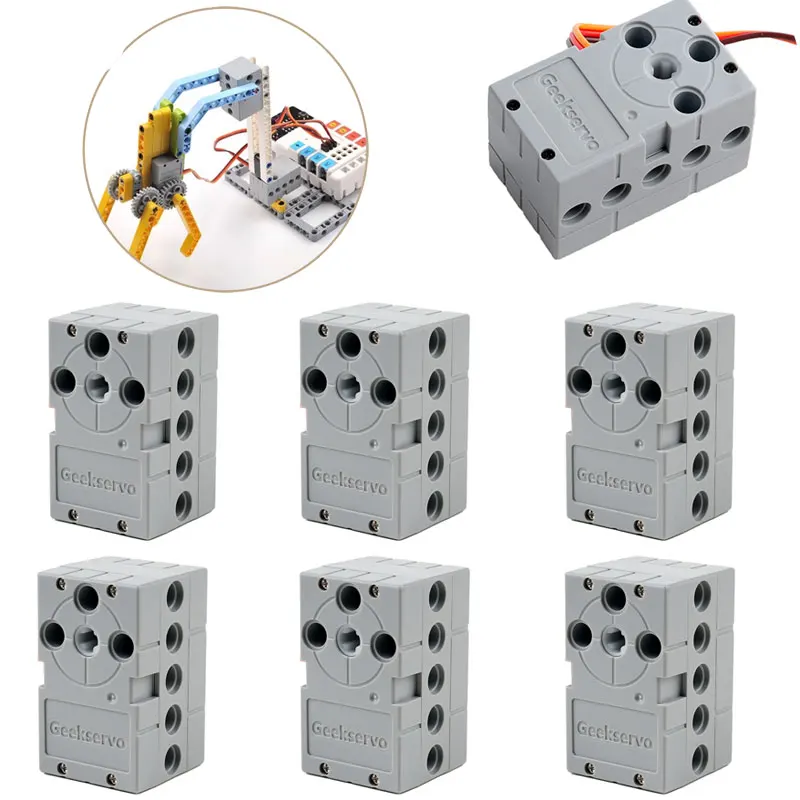 2kg 360 Degree Programmable Servo Dual Cross Output Shaft Building Blocks Compatible Parts Micro Smart Car Robot Educational Toy
2kg 360 Degree Programmable Servo Dual Cross Output Shaft Building Blocks Compatible Parts Micro Smart Car Robot Educational Toy