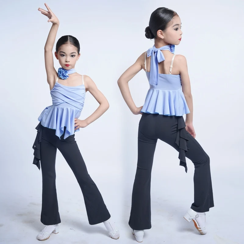 Off Shoulder Strapless Tank 2025 Summer Sleeveless Tops Latin Dance Set Tango Practice Clothes Black Micro Flared Pants XH2664
Off Shoulder Strapless Tank 2025 Summer Sleeveless Tops Latin Dance Set Tango Practice Clothes Black Micro Flared Pants XH2664