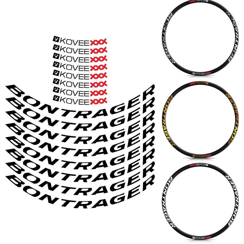 Bontrager Kovee XXX Mountain Bike Wheel Color Change Stickers - Waterproof Sunscreen Decals for MTB, Anti-Fade Protection
Bontrager Kovee XXX Mountain Bike Wheel Color Change Stickers - Waterproof Sunscreen Decals for MTB, Anti-Fade Protection