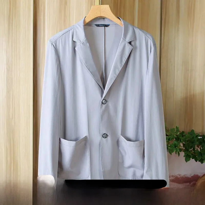Cool Sensation Ice Skin Casual Suit Jacket Men's Breathable Sun Protection Lightweight Luxury Quality Business Leisure Coat
Cool Sensation Ice Skin Casual Suit Jacket Men's Breathable Sun Protection Lightweight Luxury Quality Business Leisure Coat