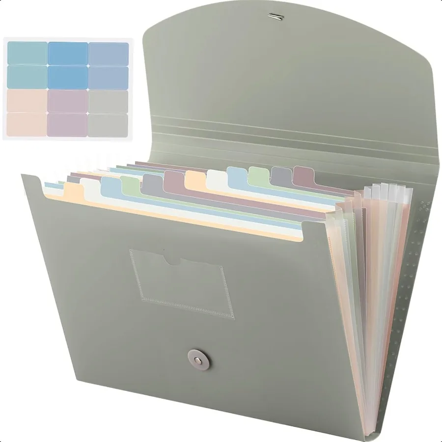 Expanding File Folder 13 Pockets File Organizer with Labels A4 Letter Size Receipt Document Organizer Plastic Expandable Filing
Expanding File Folder 13 Pockets File Organizer with Labels A4 Letter Size Receipt Document Organizer Plastic Expandable Filing