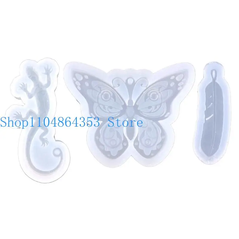 652F Силиконовая форма из смолы, дом-бабочка, перо ящерицы, брелок для ключей, форма для подвески
652F Силиконовая форма из смолы, дом-бабочка, перо ящерицы, брелок для ключей, форма для подвески