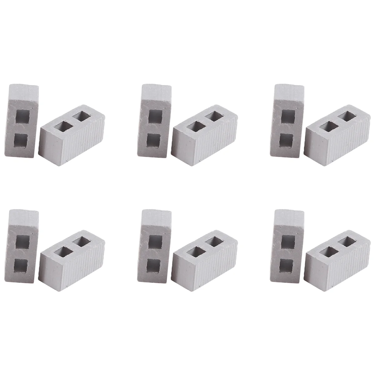A03V 60 Packs Cinder Blocks 1/12 Scale Mini Bricks Concrete Miniature Bricks Tiny Landscaping Dollhouse Accessories
A03V 60 Packs Cinder Blocks 1/12 Scale Mini Bricks Concrete Miniature Bricks Tiny Landscaping Dollhouse Accessories