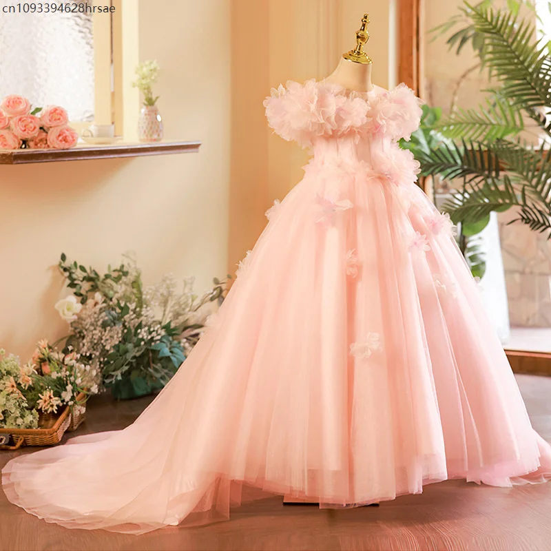 Свадебные платья с цветочным узором для девочек, розовое платье, детские пышные платья, костюм, платье принцессы, наряд для выступлений на фортепиано
Свадебные платья с цветочным узором для девочек, розовое платье, детские пышные платья, костюм, платье принцессы, наряд для выступлений на фортепиано