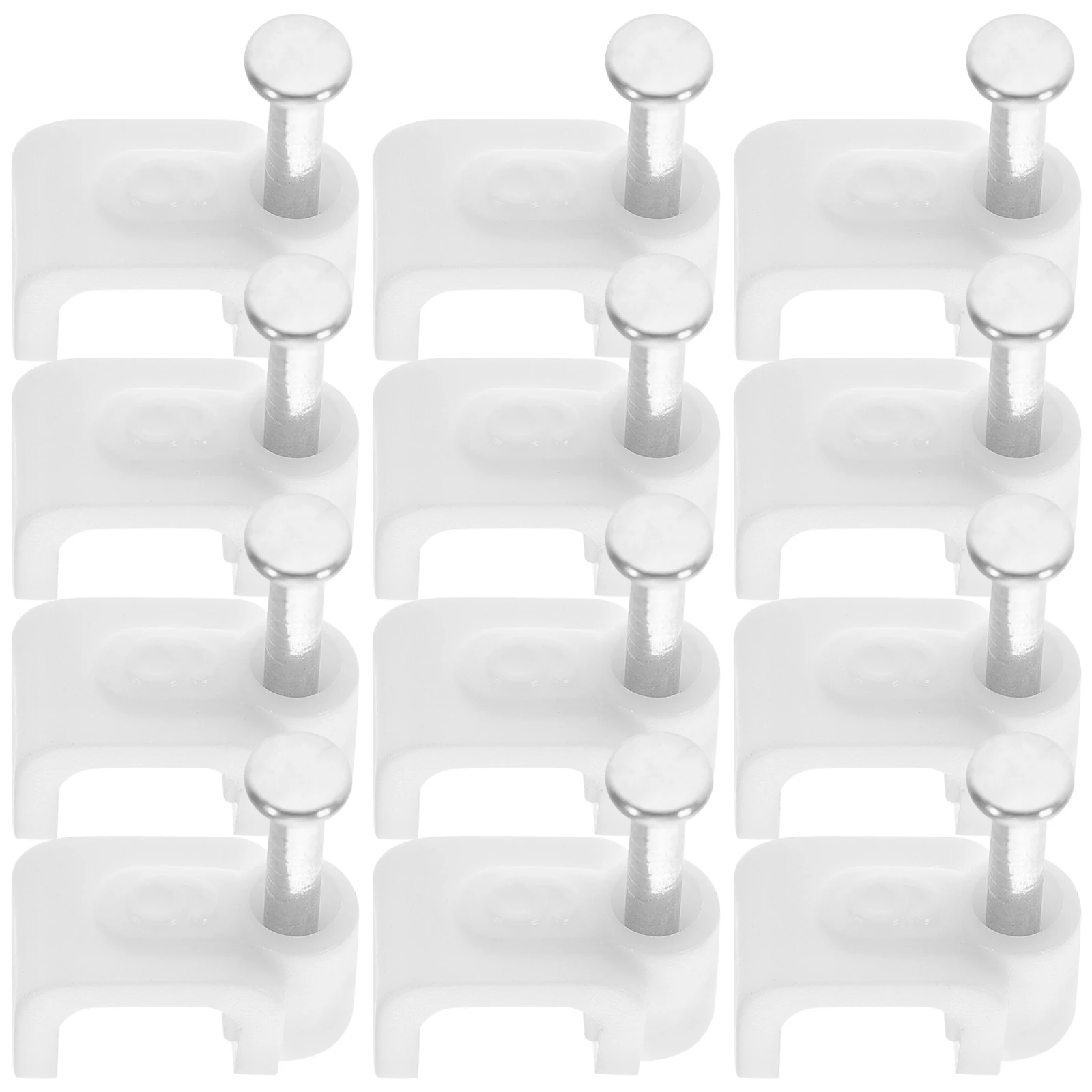 500 Pcs Wire Clamping Buckle Cable Cord Clip Staples with Steel Nail Clips Power Pp Hanger Extension Organizer
500 Pcs Wire Clamping Buckle Cable Cord Clip Staples with Steel Nail Clips Power Pp Hanger Extension Organizer