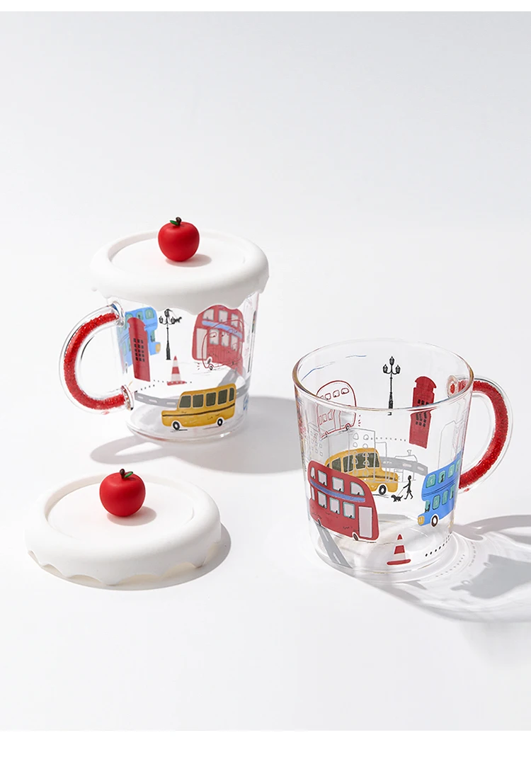Modern Bus Glass Women's Cup with Lid with Handle Kids Creative Large Capacity High Temperature Resistant Home
Modern Bus Glass Women's Cup with Lid with Handle Kids Creative Large Capacity High Temperature Resistant Home