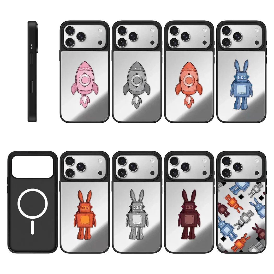 Robots Pattern Mirror Surface Phone Cover for IPhone 13 14 15 16 17 Pro Max Case for IPhone 17 Air
Robots Pattern Mirror Surface Phone Cover for IPhone 13 14 15 16 17 Pro Max Case for IPhone 17 Air