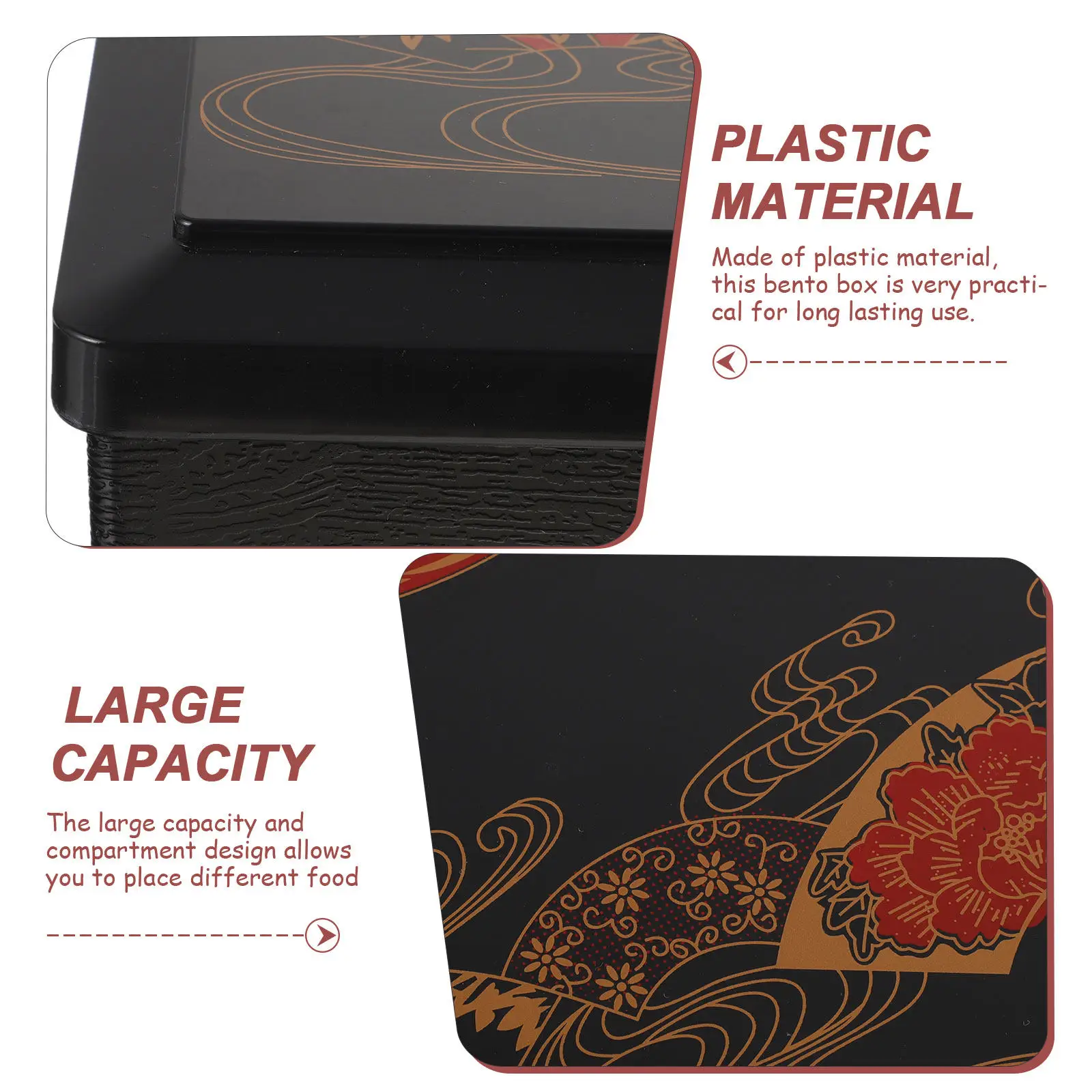 Японский ланч-бокс с 3 отделениями: прочный, компактный контейнер для суши, закусок, фруктов, десертов. Идеально для сбалансированного питания взрослых.
Японский ланч-бокс с 3 отделениями: прочный, компактный контейнер для суши, закусок, фруктов, десертов. Идеально для сбалансированного питания взрослых.