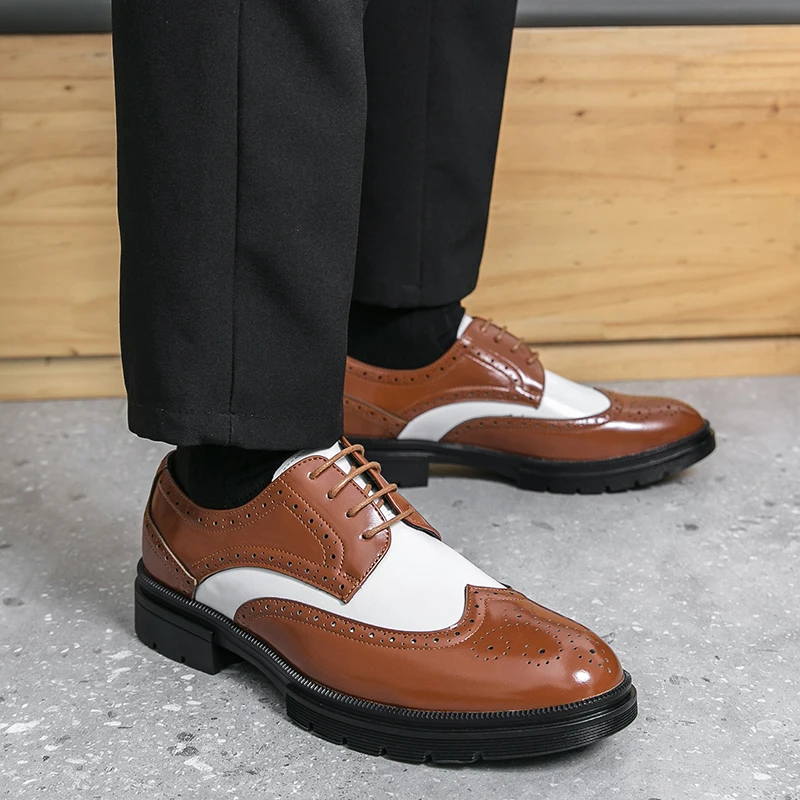 Mens Formal Business Lace Up Oxford Shoes Classic Leather Dress Shoes Male Wedding Office Footwear Derby Shoes Outdoor Moccasin
Mens Formal Business Lace Up Oxford Shoes Classic Leather Dress Shoes Male Wedding Office Footwear Derby Shoes Outdoor Moccasin