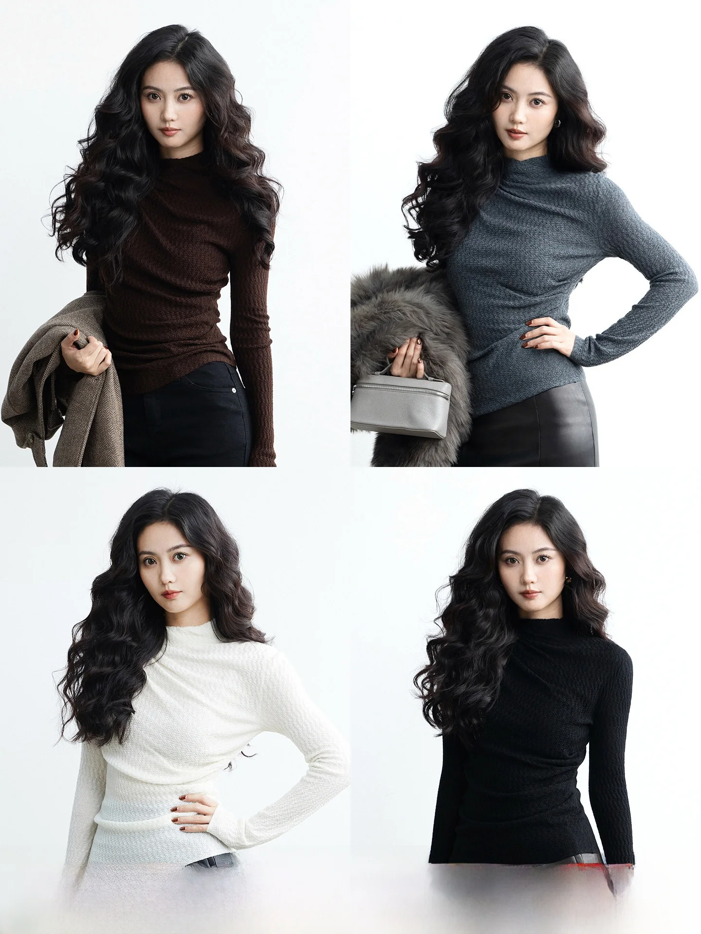 TAIYANG OFFICE Women's Long Sve Knitted Base irt Slim Fit High Collar Winter Fitted Inner Wear Top f High Collar
TAIYANG OFFICE Women's Long Sve Knitted Base irt Slim Fit High Collar Winter Fitted Inner Wear Top f High Collar