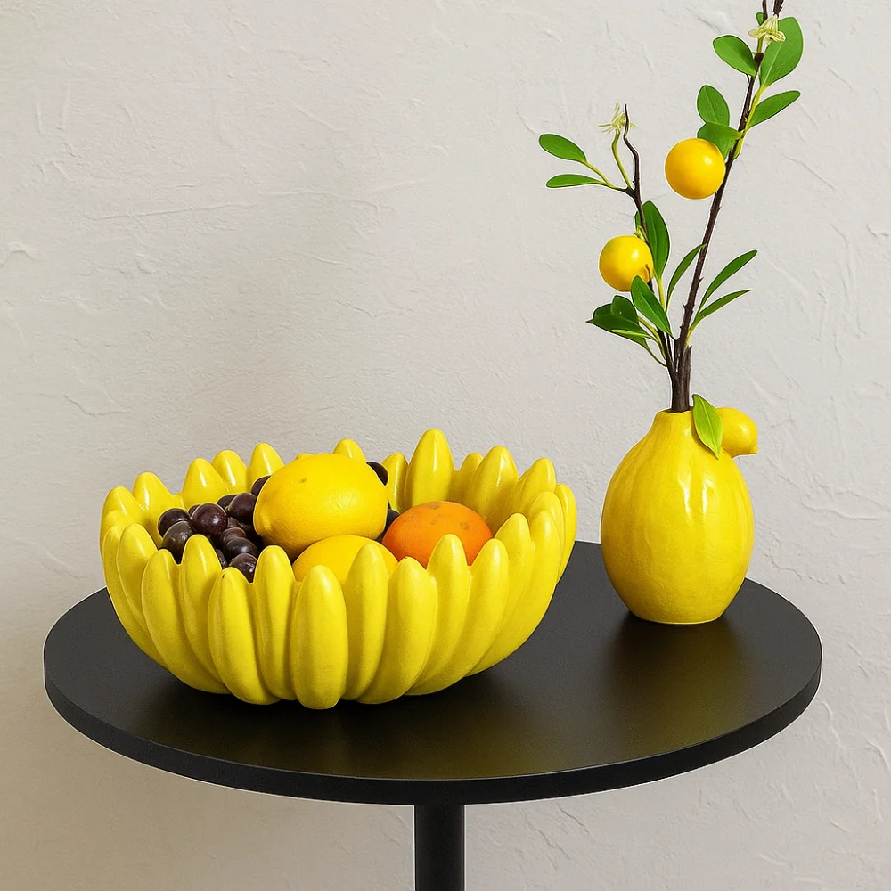 Multi-Function Ceramic Banana Shaped Storage Tray Creative Durable Dessert Plate Exquisite Storage Container Living Room
Multi-Function Ceramic Banana Shaped Storage Tray Creative Durable Dessert Plate Exquisite Storage Container Living Room