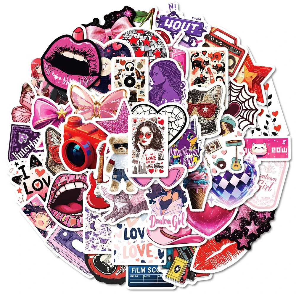 10/30/50pcs Retro Retro Y2K Girls Cartoon Aesthetic Stickers Waterproof DIY Luggage Laptop Phone Diary Cute Decals Gifts
10/30/50pcs Retro Retro Y2K Girls Cartoon Aesthetic Stickers Waterproof DIY Luggage Laptop Phone Diary Cute Decals Gifts