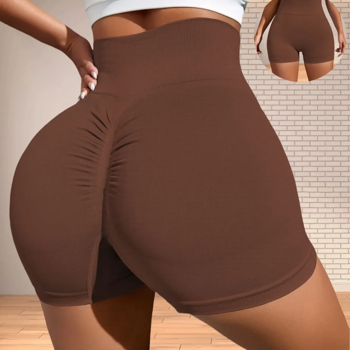 Quick-drying running sports yoga clothes high waist belly fitness three-point pants
Quick-drying running sports yoga clothes high waist belly fitness three-point pants