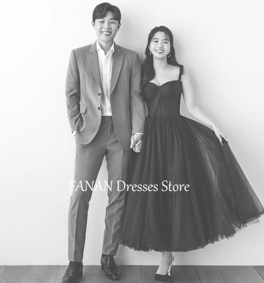 FANAN Regular Straps A-Line Evening Party Dresses Fashion Black Korea Tulle Simple Elegant Women Formal Gowns Event Prom Gowns
FANAN Regular Straps A-Line Evening Party Dresses Fashion Black Korea Tulle Simple Elegant Women Formal Gowns Event Prom Gowns