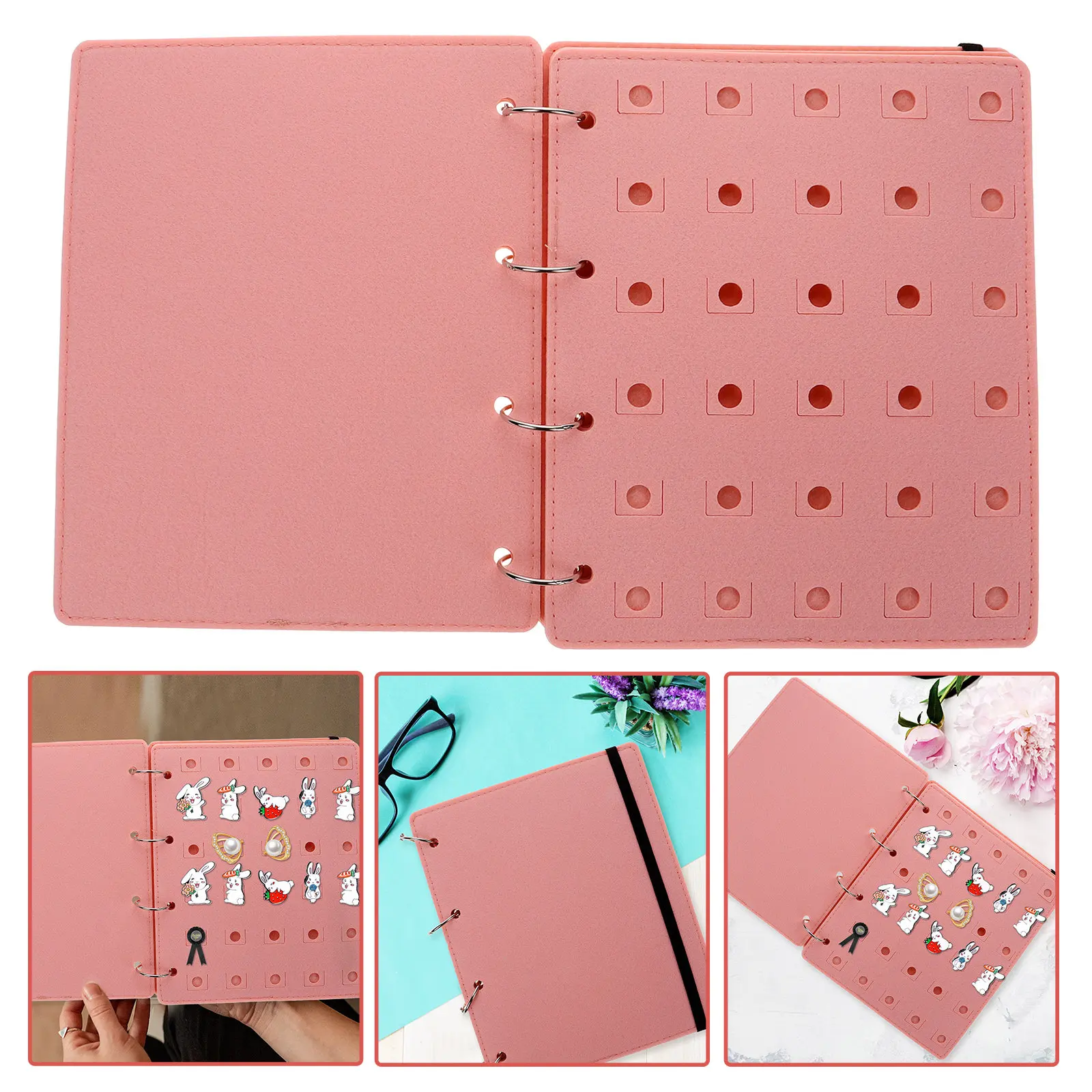 Pin Binder for Collectors Felt Badge Holder Display Booklet Stylish Storage Solution for Pins Jewelry Mini Items Organizer
Pin Binder for Collectors Felt Badge Holder Display Booklet Stylish Storage Solution for Pins Jewelry Mini Items Organizer