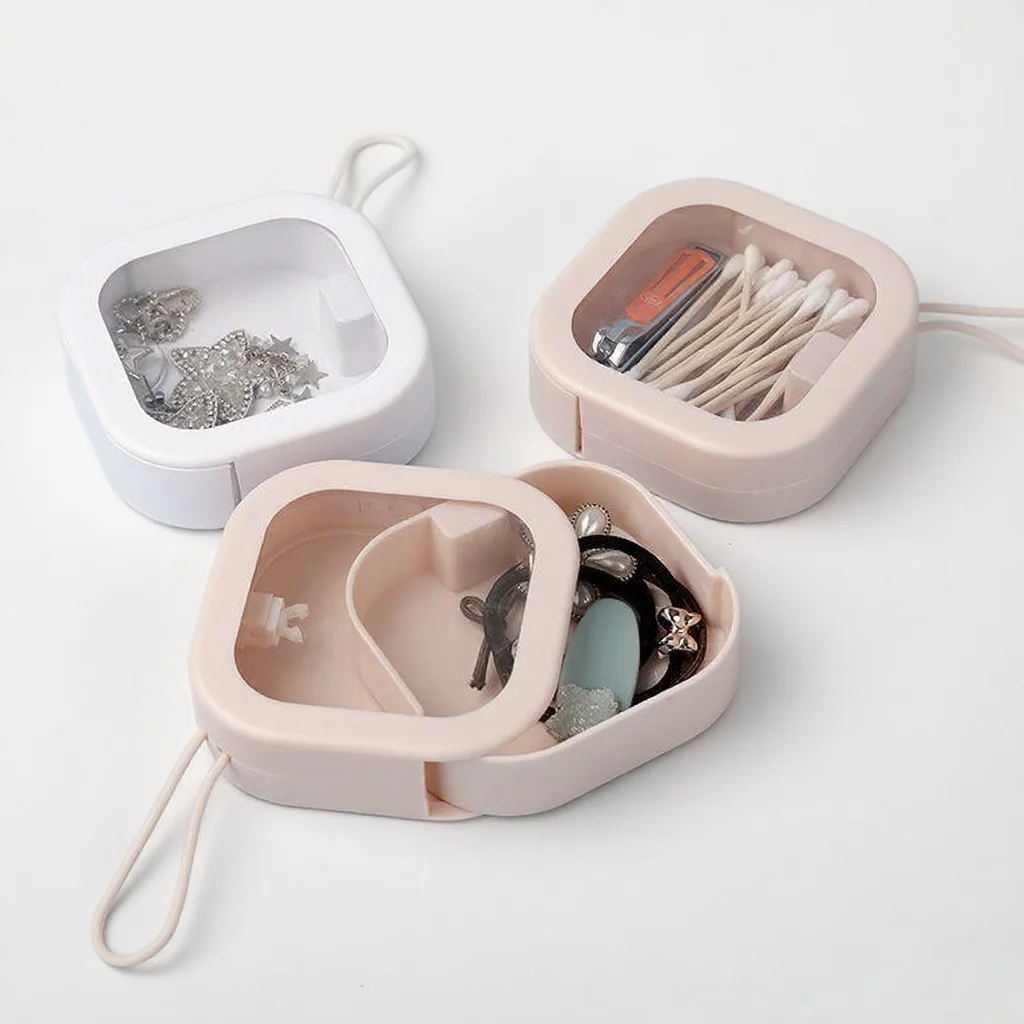 2pcs Portable Mini Jewelry Storage Box Hair Ties Organizer Necklace Rings Earings Hairpins Jewelry Display Travel Boxes Cases
2pcs Portable Mini Jewelry Storage Box Hair Ties Organizer Necklace Rings Earings Hairpins Jewelry Display Travel Boxes Cases