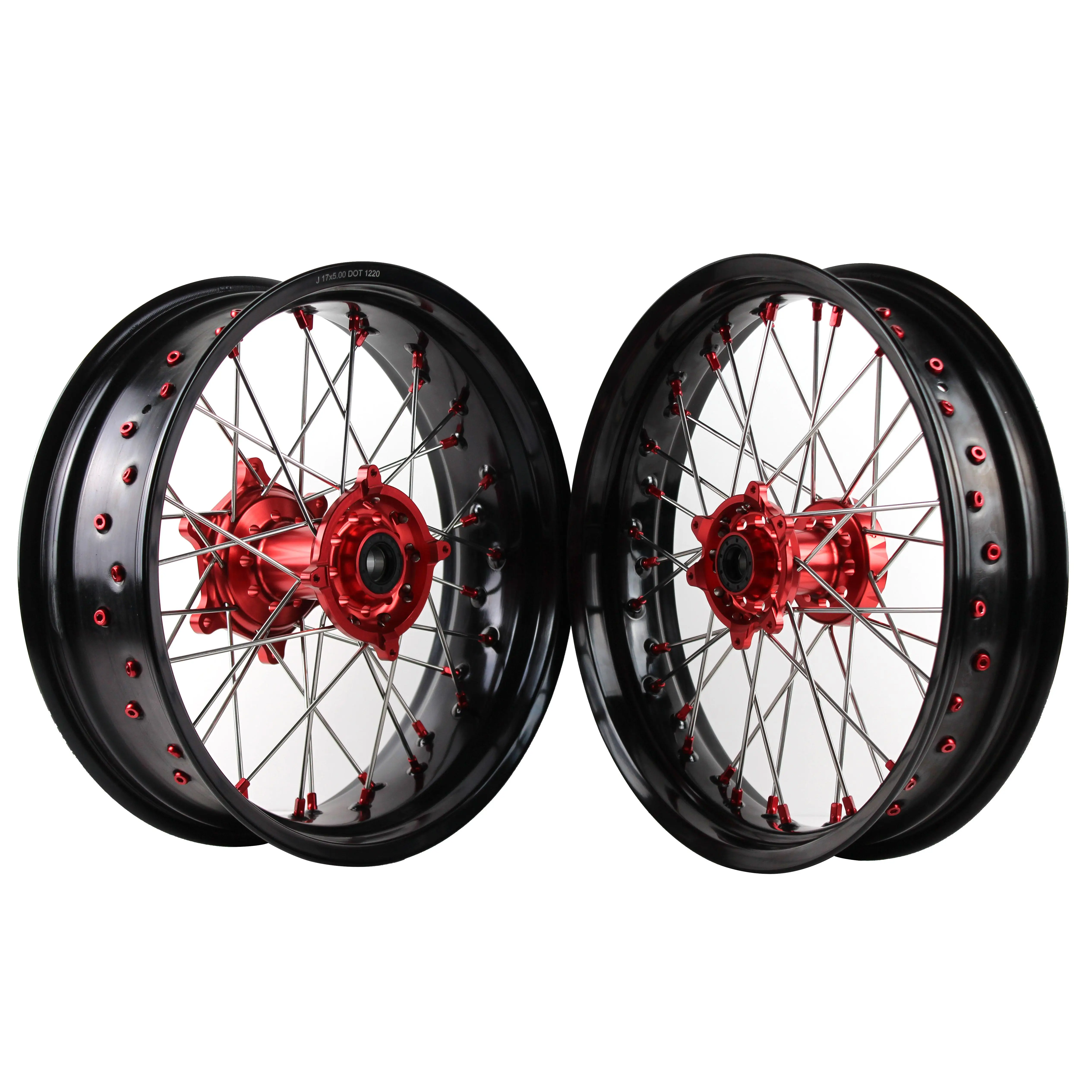Dirt Bike Factory 16/17 дюймов алюминиевый сплав 36H CRF250X комплект колес мотоцикла с ЧПУ Supermoto обод колеса
Dirt Bike Factory 16/17 дюймов алюминиевый сплав 36H CRF250X комплект колес мотоцикла с ЧПУ Supermoto обод колеса