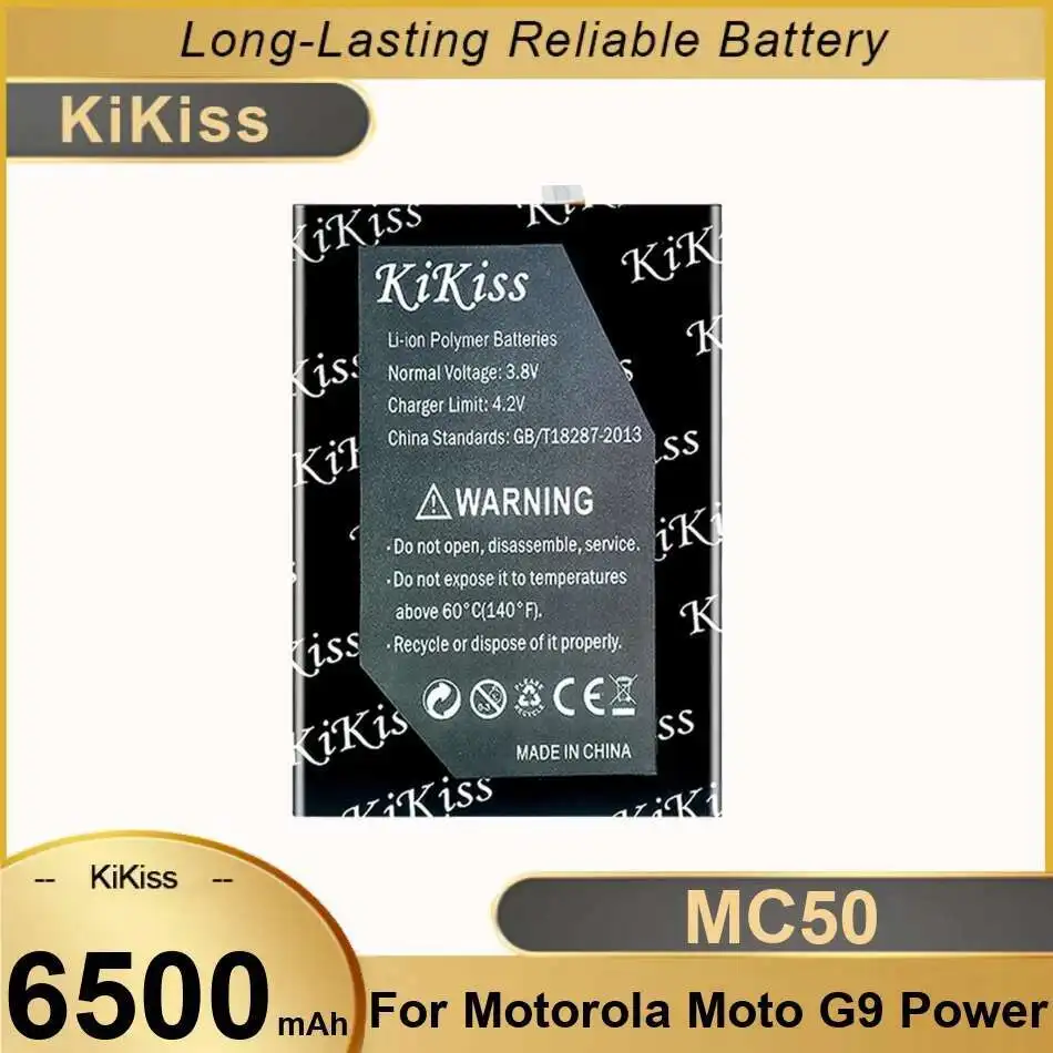 Аккумулятор мобильного телефона для Motorola Moto G9Power G9 Power XT2091-3 4 7 MC50, надежный источник питания 6500 мАч
Аккумулятор мобильного телефона для Motorola Moto G9Power G9 Power XT2091-3 4 7 MC50, надежный источник питания 6500 мАч
