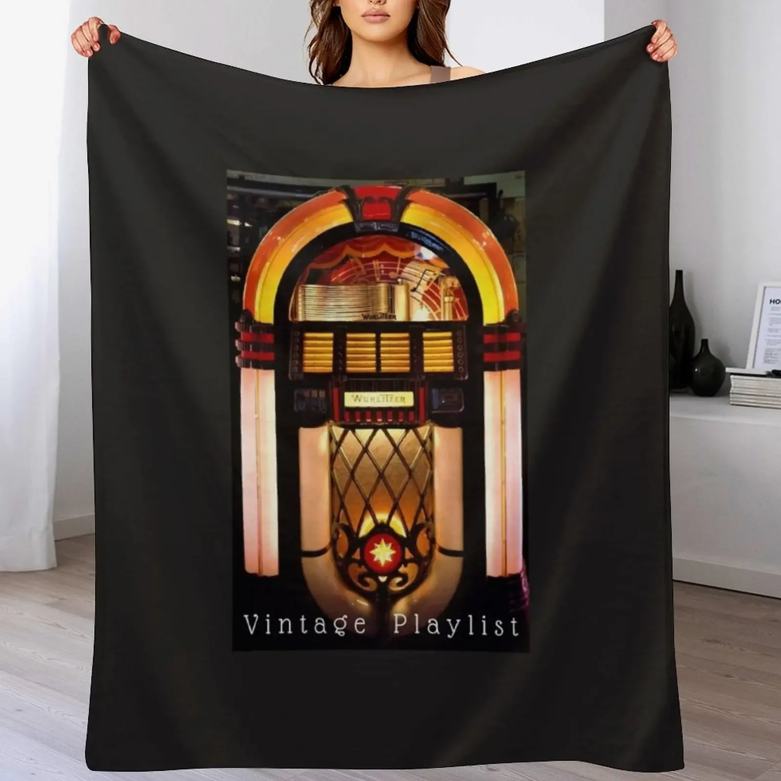 Wurlitzer Jukebox, King of the Jukeboxes, Vintage Playlist Throw Blanket Warm Flannel Blanket for Couch Chair Bedroom
Wurlitzer Jukebox, King of the Jukeboxes, Vintage Playlist Throw Blanket Warm Flannel Blanket for Couch Chair Bedroom
