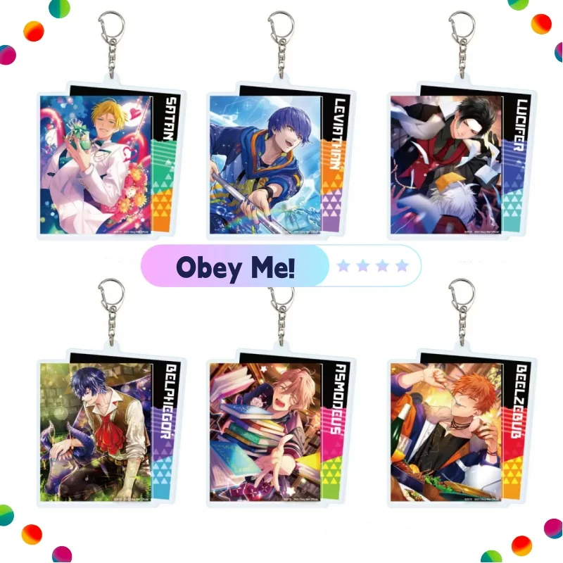 Game Obey Me! Acrylic keychain Game Cosplay Pendant decoration 6cm Handsome boy Fan gift
Game Obey Me! Acrylic keychain Game Cosplay Pendant decoration 6cm Handsome boy Fan gift