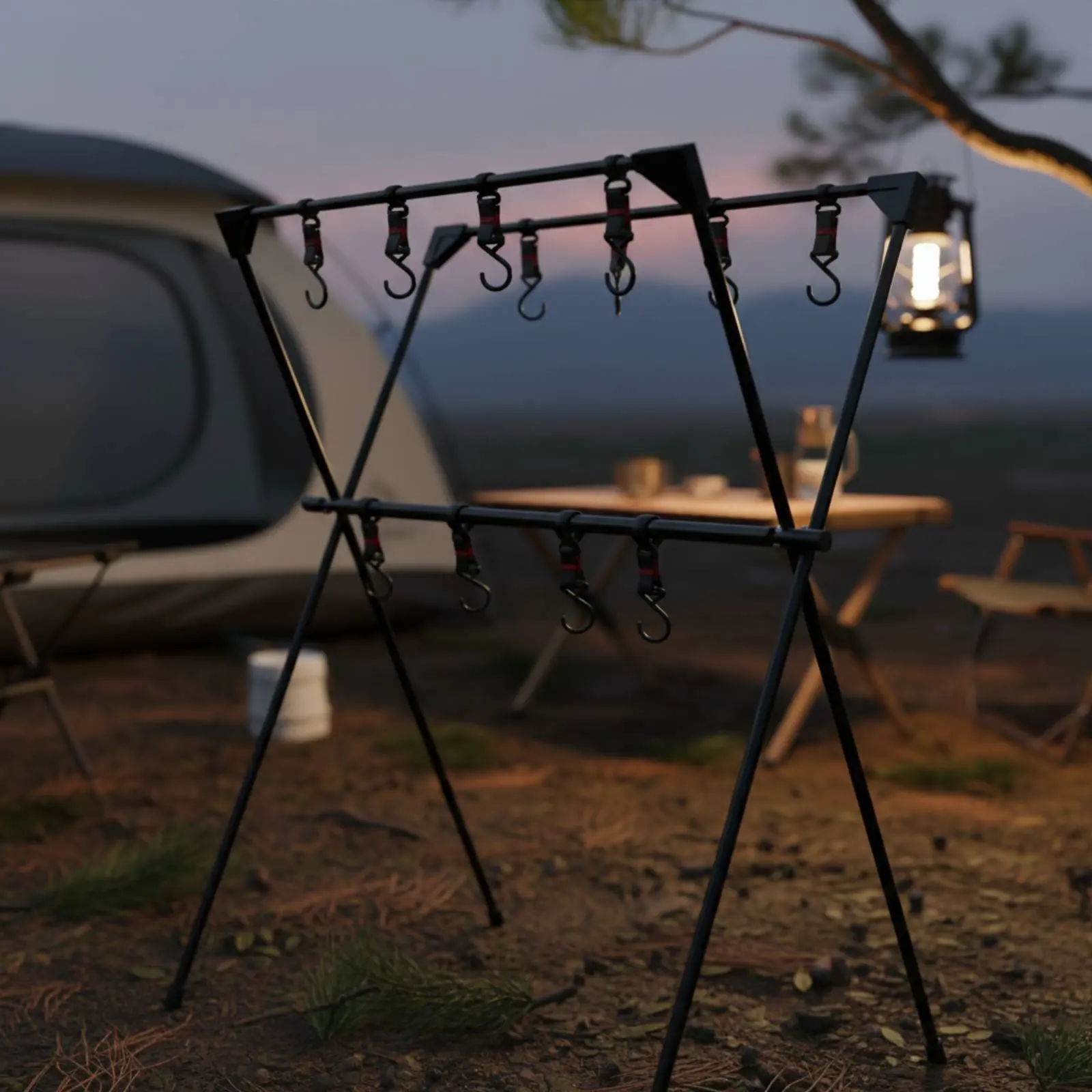 X-Shaped Camping Rack Sturdy Camping Triangle Rack Foldable Triangular Shelf Quick Setup Folding Outdoor Meal Shelf Rust
X-Shaped Camping Rack Sturdy Camping Triangle Rack Foldable Triangular Shelf Quick Setup Folding Outdoor Meal Shelf Rust